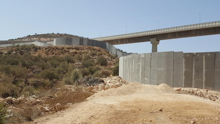 Durch die israelische Trennungsmauer in Beit Jala, verliert die Stadt ca. 65 % ihres Gebietes, das eigentlich so wichtig für die Landwirtschaft ist