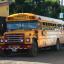 Zu sehen ist ein ausrangierter US-amerikanischer Schulbus, der in San Marcos als Linienbus von Managua (der Hauptstadt) nach Masatepe (einer Nachbarstadt von San Marcos) genutzt wird und in Guatemala produziert