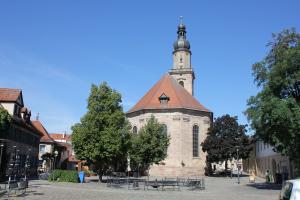 Der Altstädter Kirchenplatz mit Kirche in Erlangen 